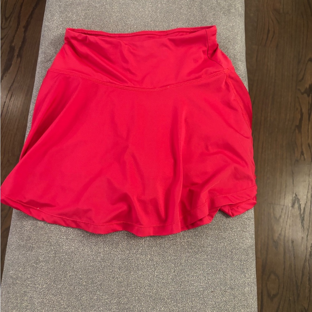 Vibrant Pink Athletic Skirt